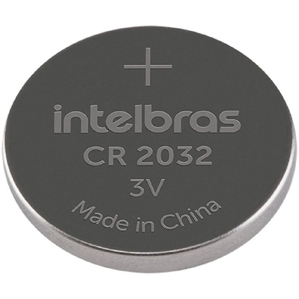 Bateria Botão de Lítio Não Recarregável Intelbras CR2032 3V 220mAh para Relógios Calculadoras