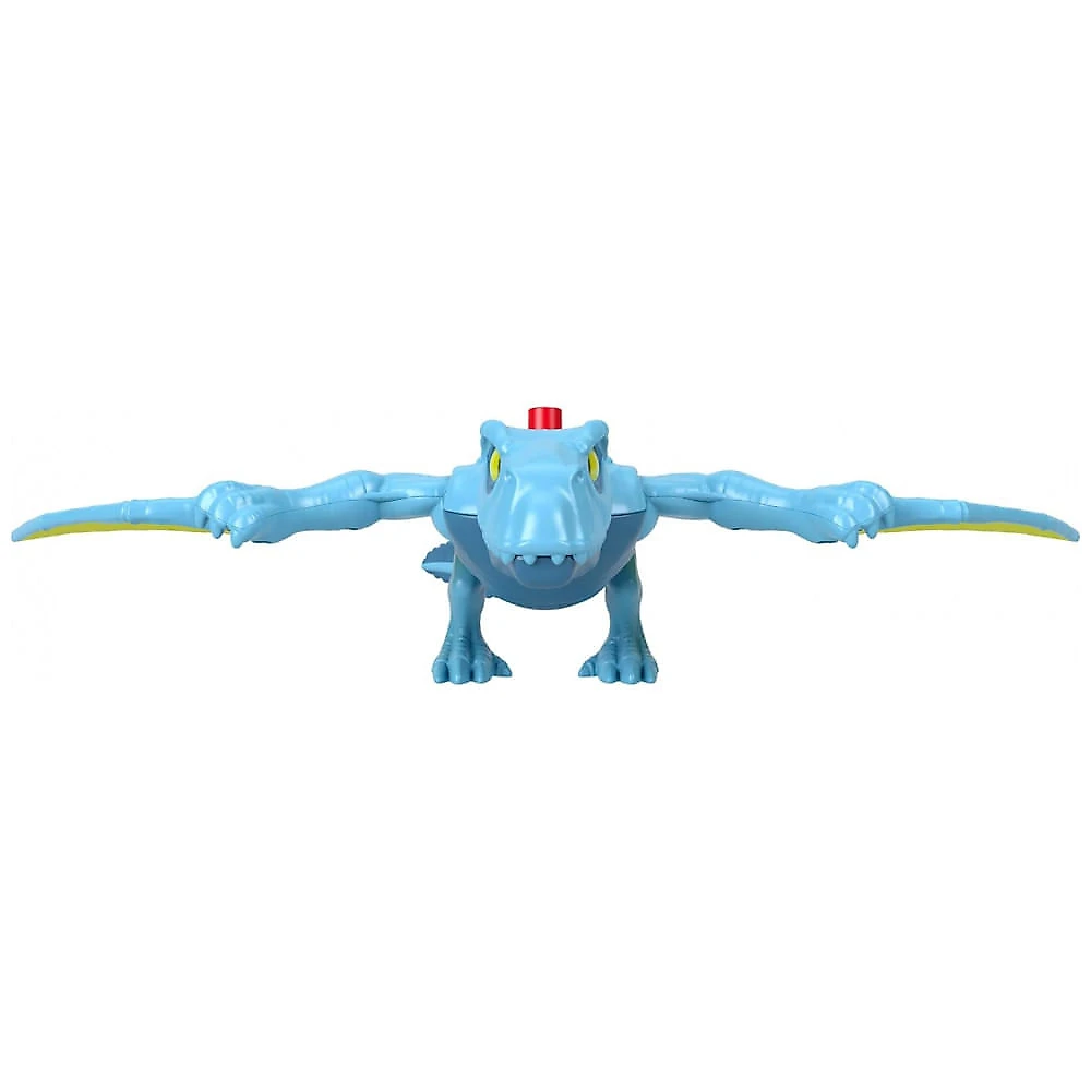 Figura de Ação de Dinossauro Fisher-Price Imaginext Jurassic World com Movimento de Asa Ativado por Crianças, Aproximadamente 19 cm