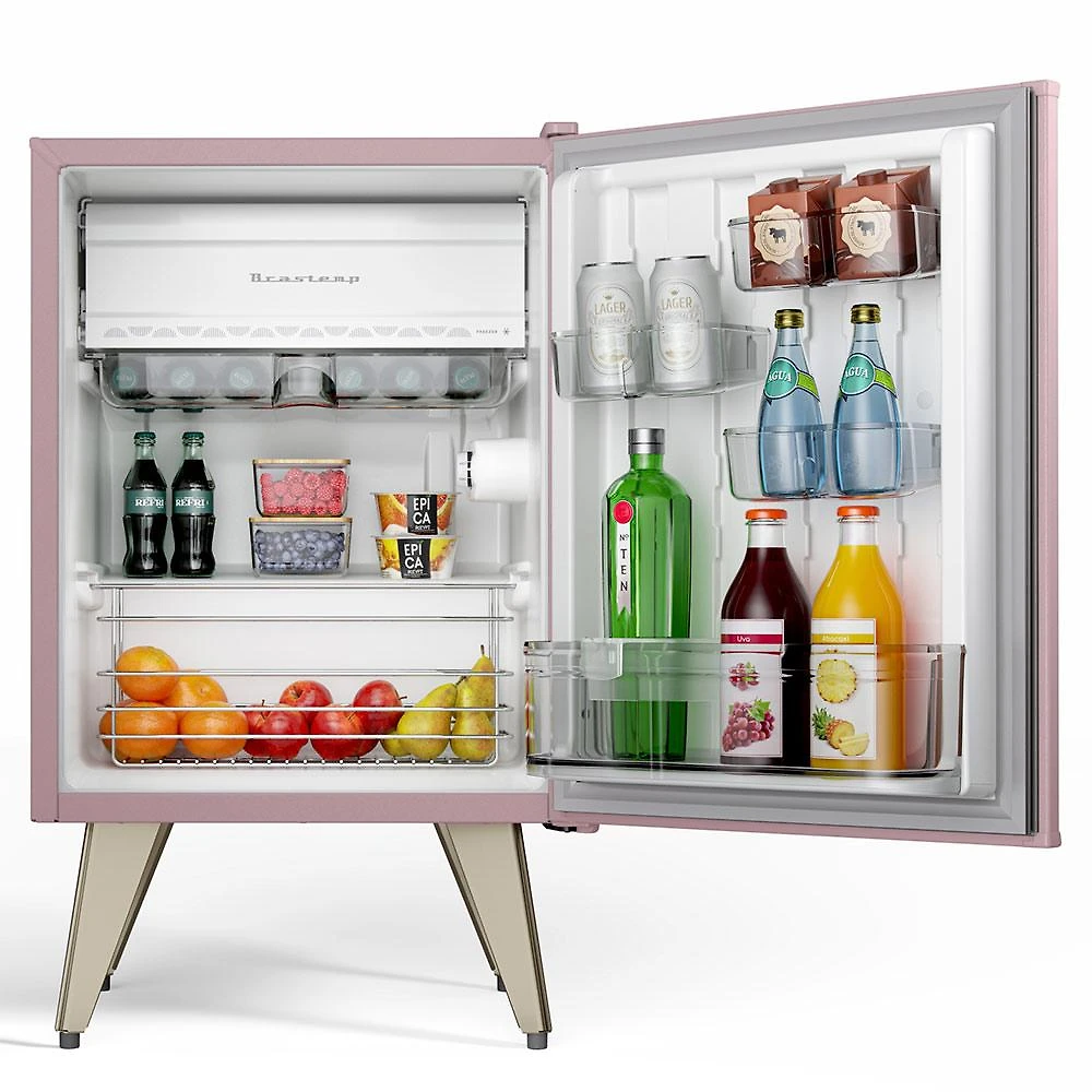 Miniatura Frigobar Brastemp Retrô 76 Litros Rose Quartz - BRA08HO 110