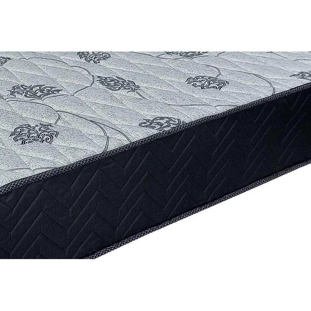 Cama Box Baú Solteiro: Colchão Anatômico Orthoflex Foggia Sogni Unic Face + Base Crc Suede Black (88x188)