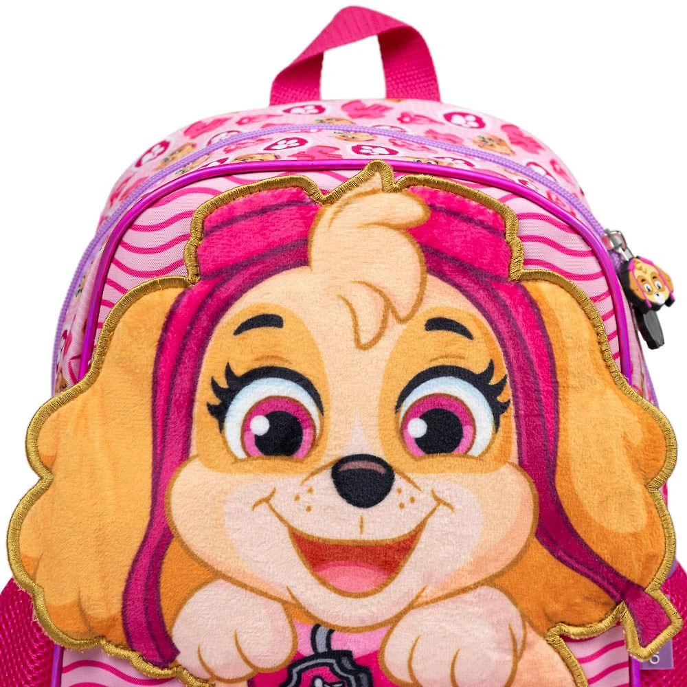 Mochila Escolar Feminina Patrulha Canina Skye Baby Rosa Rosa