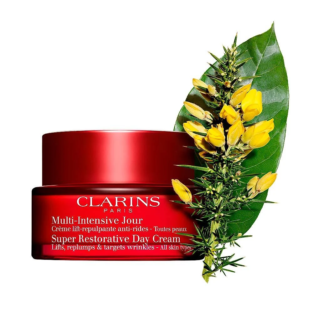 Hidratante facial diurno clarins super restorative day cream 50ml