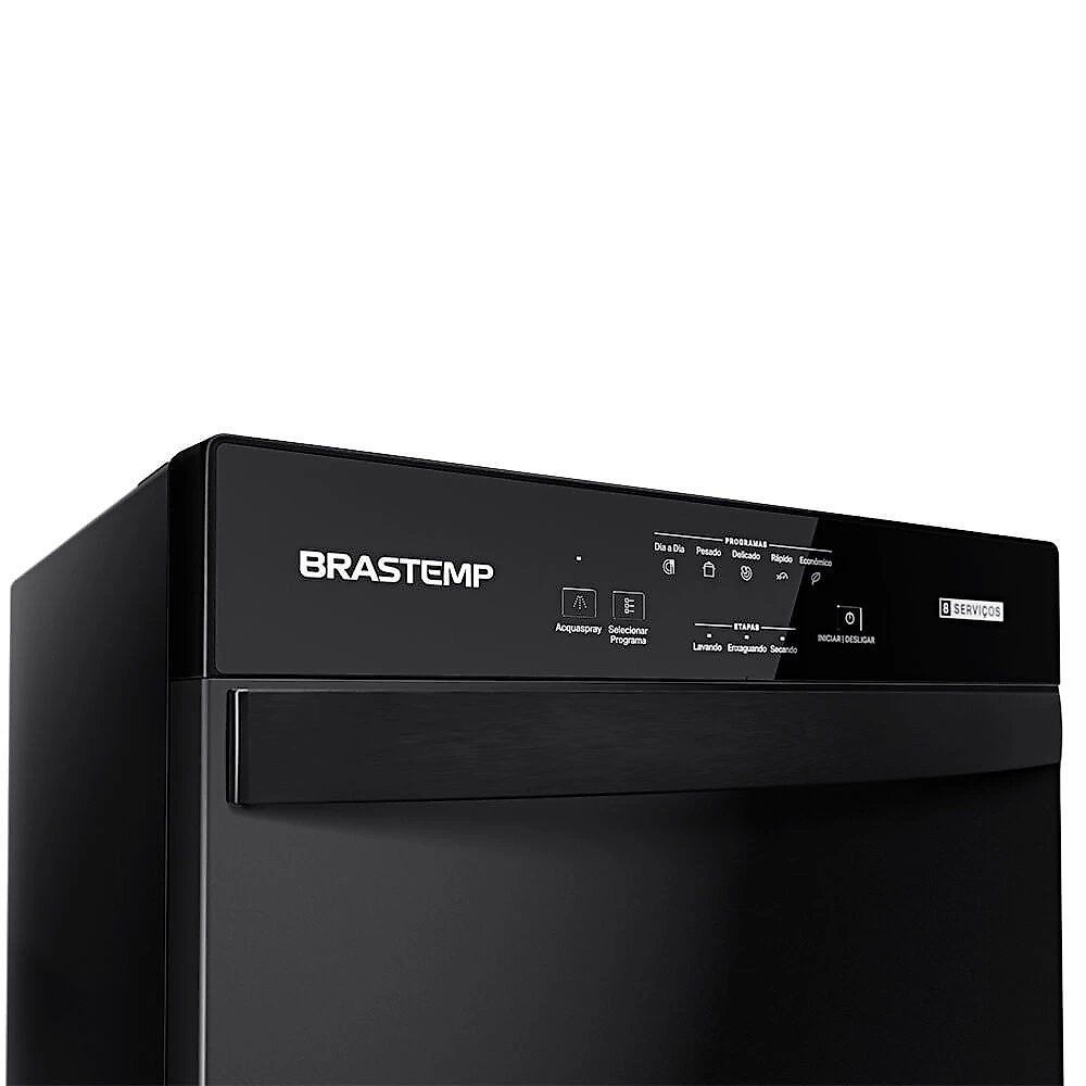 Lava Louças Brastemp 8 Serviços Econômica BLF08AE Preto - 110V
