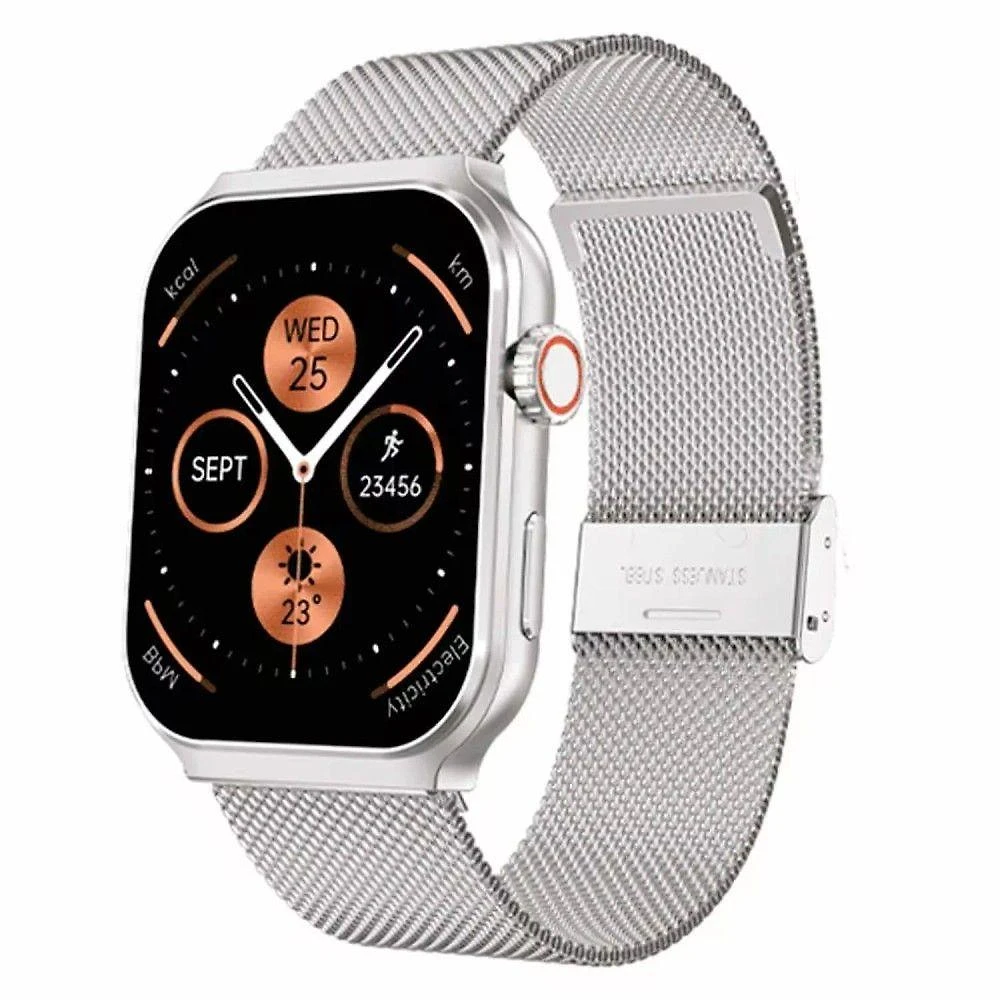 Smartwatch FTX FTXF25-SVSM 50MM Monitor Cardíaco Bateria 240h Metal Prata
