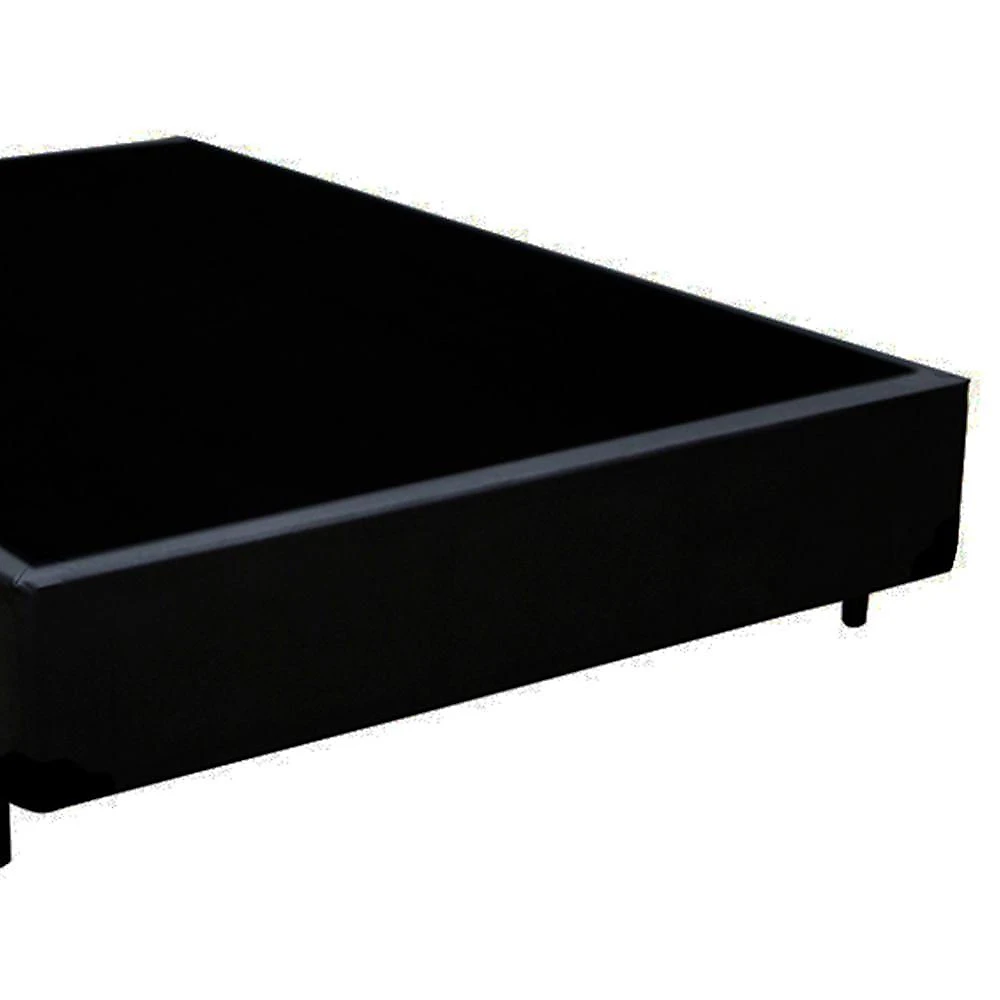 Cama Box Casal Sintético Sereneprime Preto 138x188x40