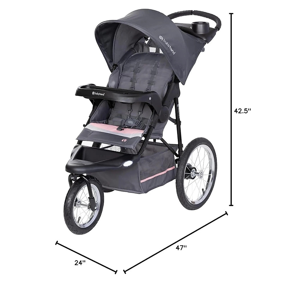 Carrinho de Bebê Baby Trend Expedition Jogger, Conforto e Segurança para os Pais e Filhos