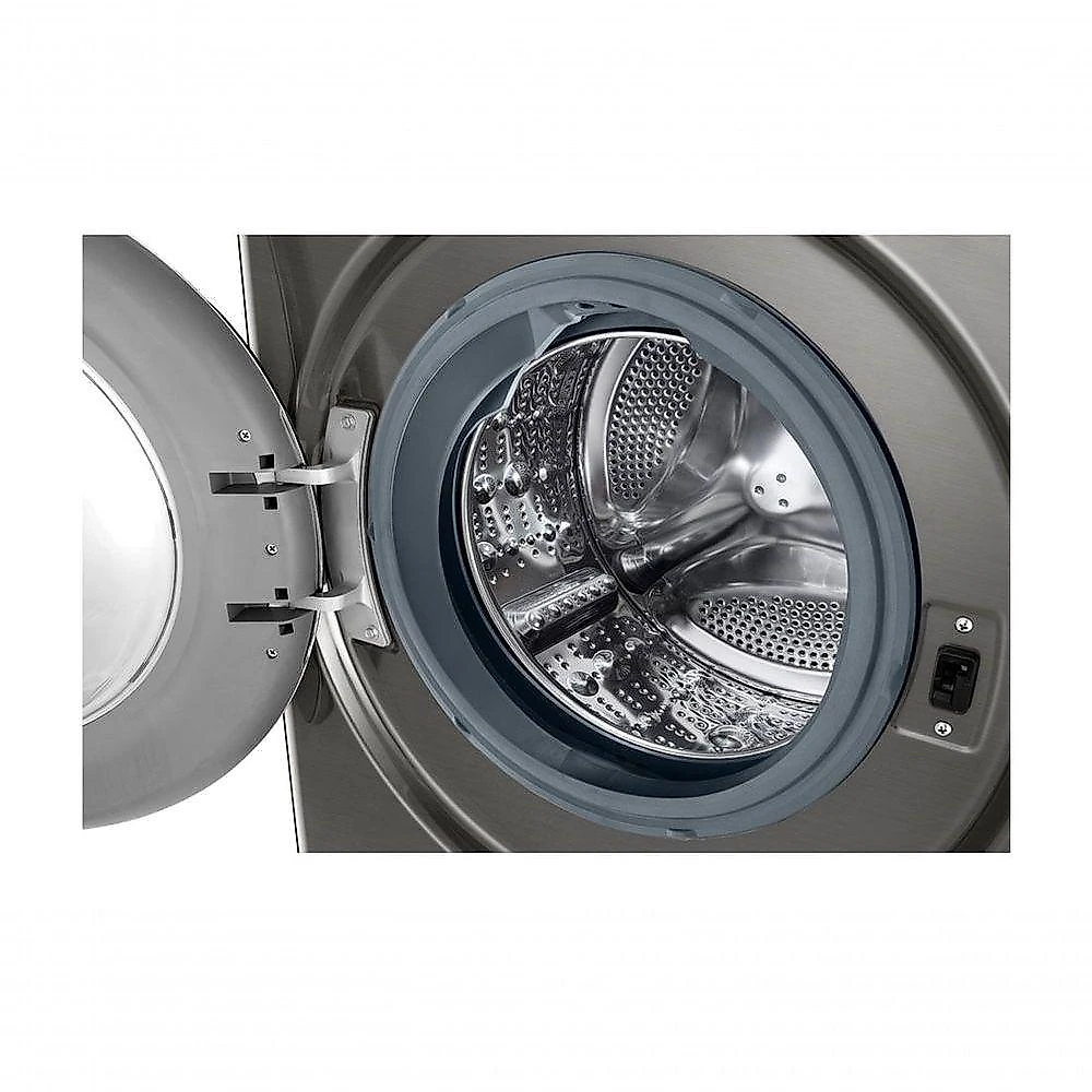 Lava e Seca Smart LG VC4 12kg Inox Look com Inteligência Artificial AIDD CV5012PC4A 220V