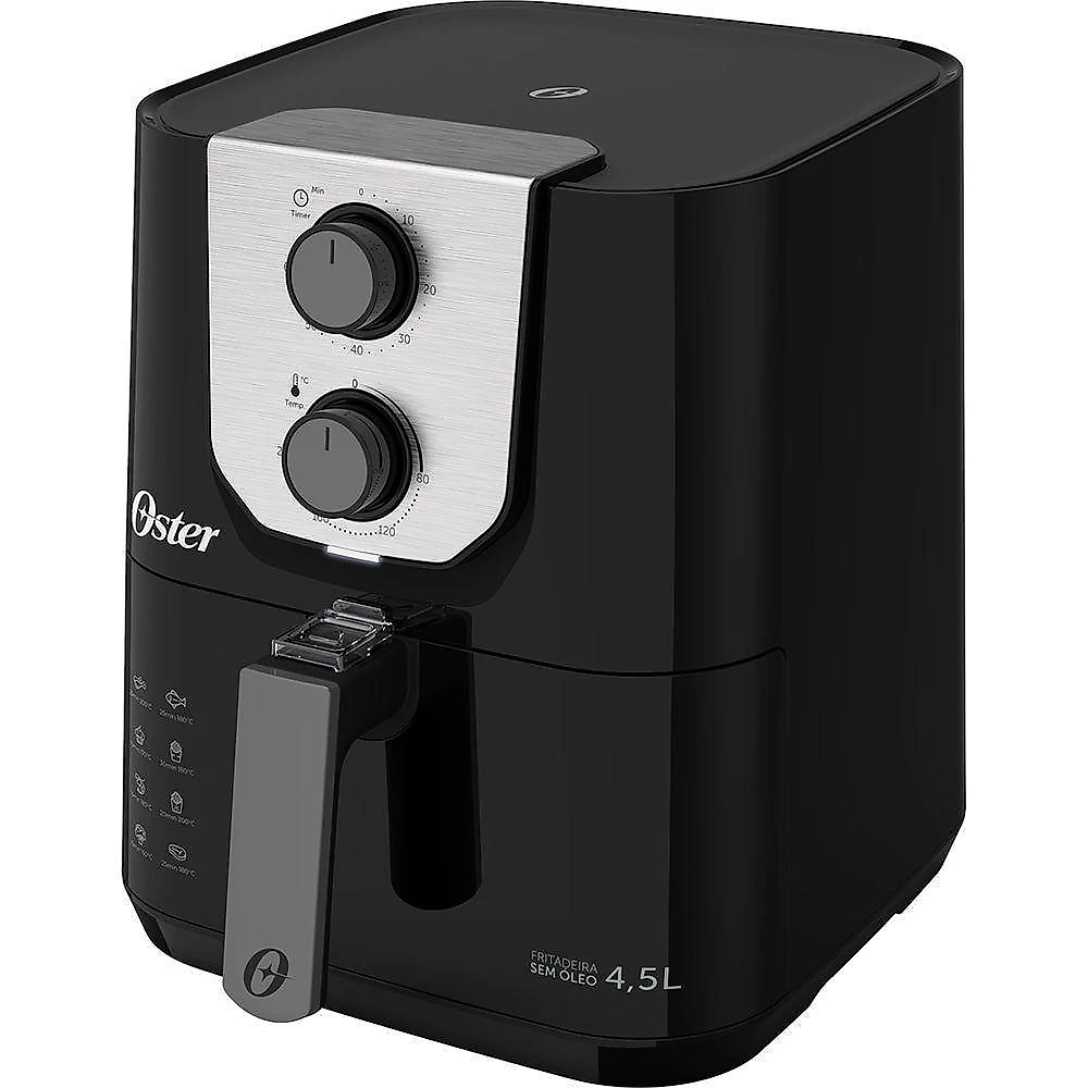 Fritadeira elétrica sem Óleo oster black perform 4,5l ofrt510 220v