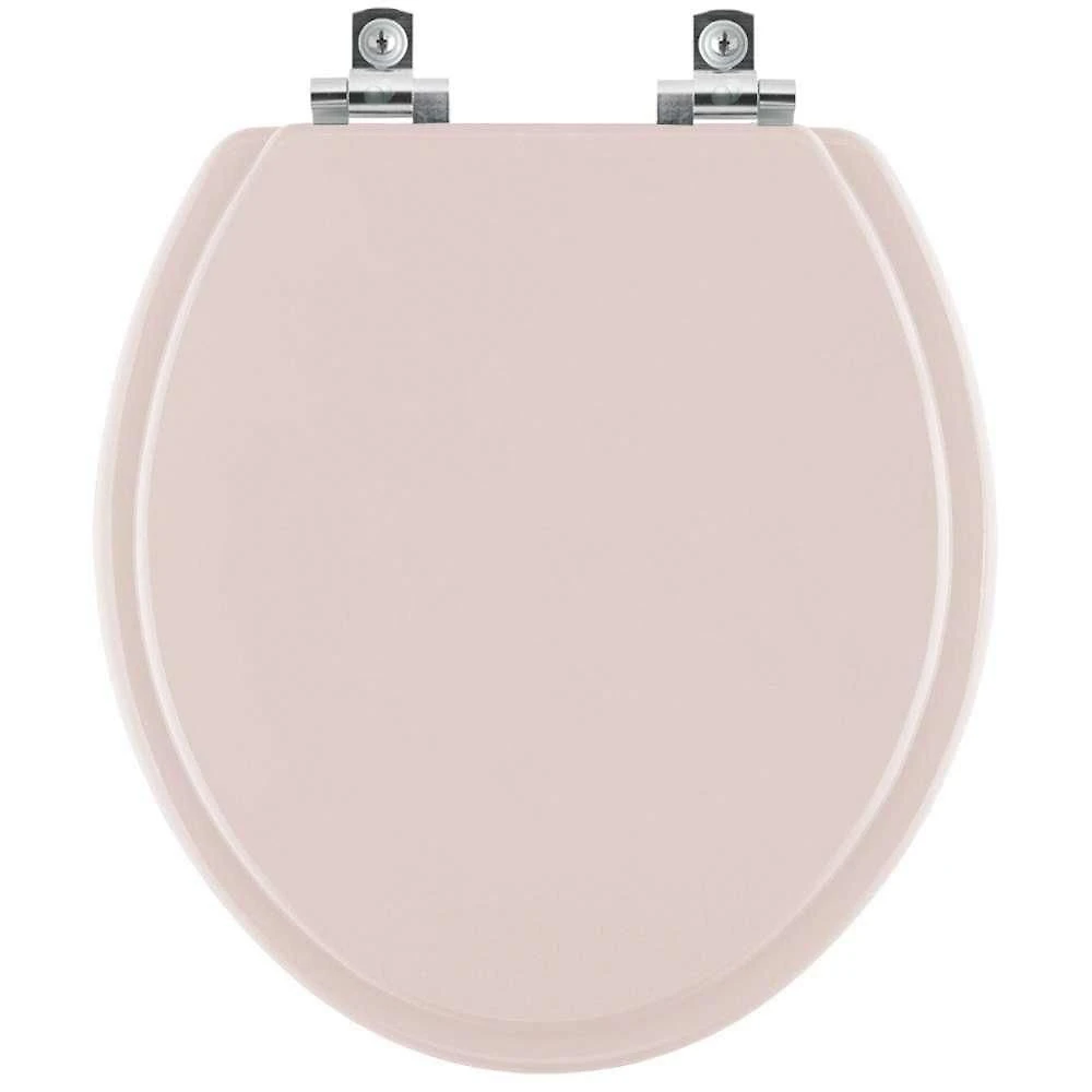Assento Sanitário Com Amortecedor Convencional Oval Salmao Para Vaso Icasa