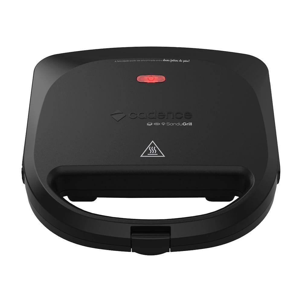 Sanduicheira elétrica cadence san230 sandugrill 750w preto 110v