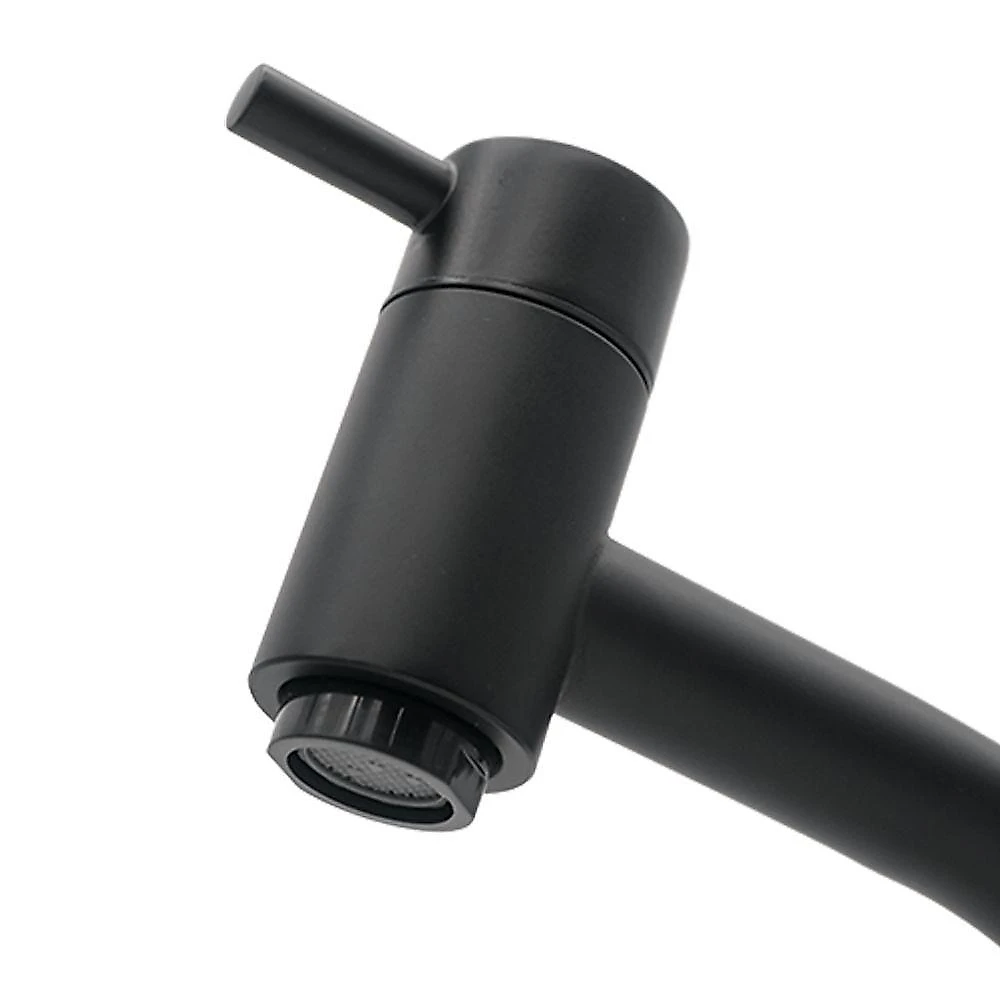 Torneira Pia Lavatório Mesa Bica Alta Preto Fosco 1/4v Luxo