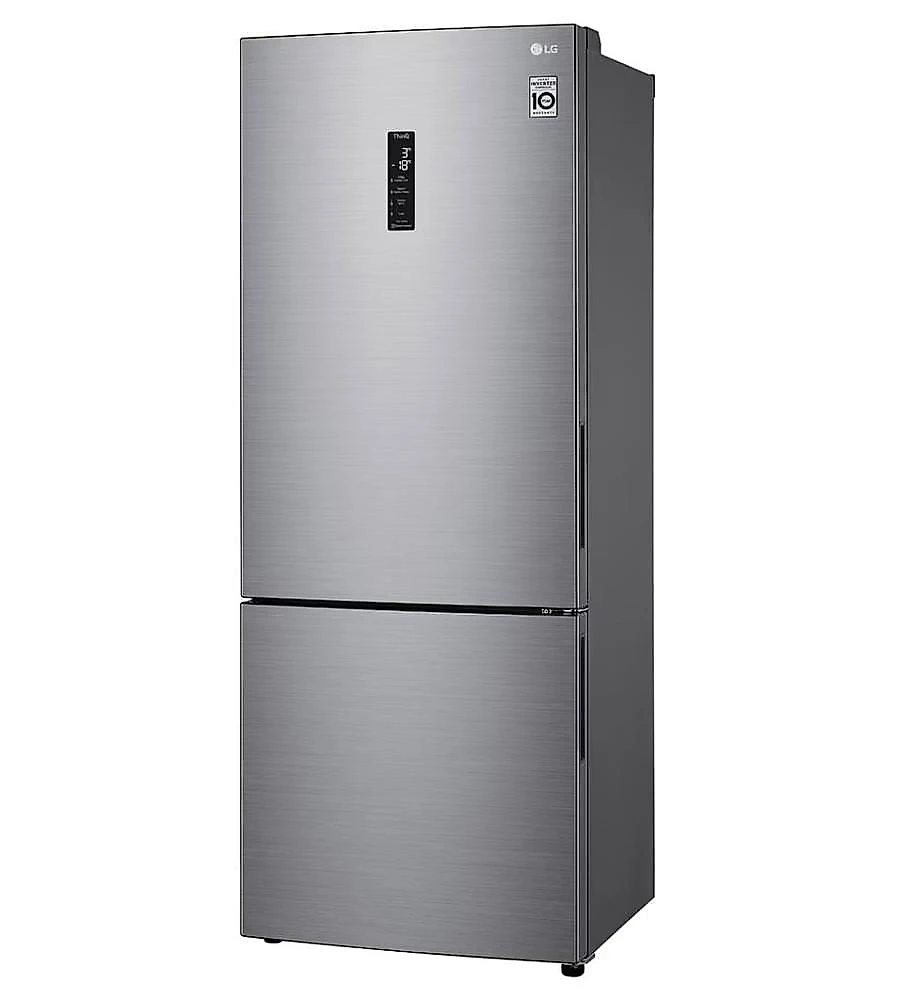 Geladeira LG Smart Frost Free Inverter 451L Inverse Inox Look GC-B569 127V