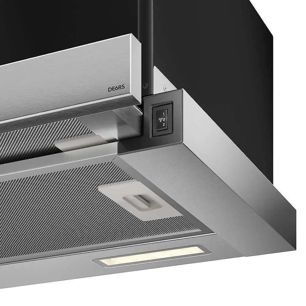 Depurador De Ar Electrolux 60cm Retrátil Inox Efficient Com Luz De Led DE6RS 220V