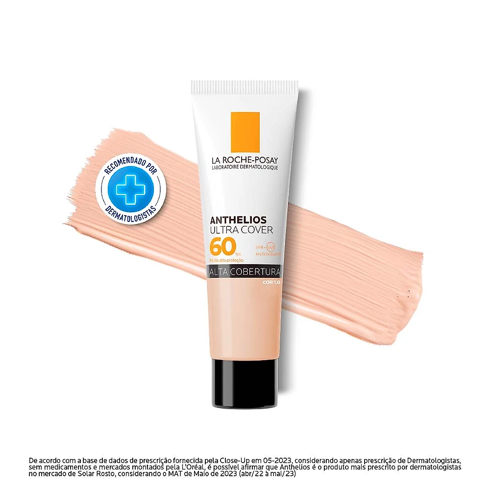 Protetor Solar Facial com Cor La Roche-Posay Anthelios Ultra Cover FPS60 1.0
