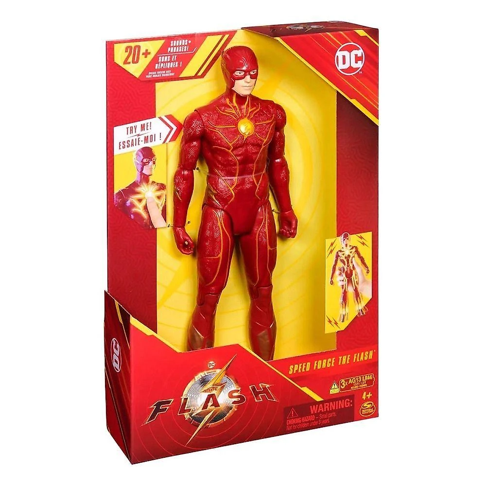 The Flash Figura De Ação De Luxo 30cm Com Luz E Som - Sunny