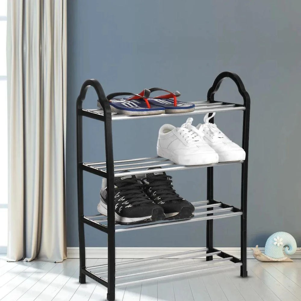 Sapateira Organizador 4 Andares Multiuso Empilhável Plástico 19CM