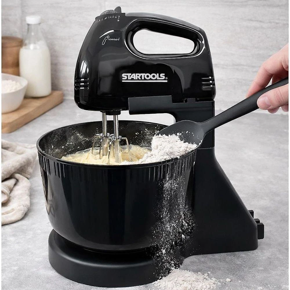 Batedeira Elétrica Convencional Yeet 250W 7 Velocidades Bowl 2L Preto 220V