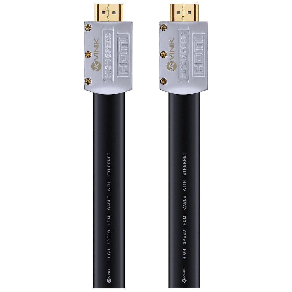 Cabo Hdmi 2.0 4K Ultra Hd 3D Conexao Ethernet Flat Com Conector Desmontavel 10 Metros - H20Fl-10
