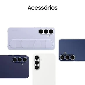 Smartphone Samsung Galaxy S25 FE 5G Tela 6,7” AMOLED 128GB 8GB RAM Câmera 50MP Azul