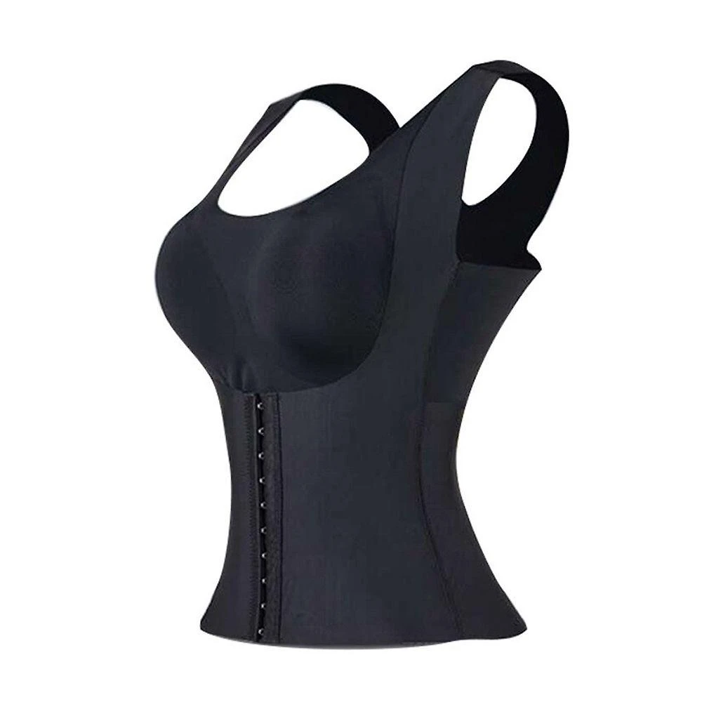 Cinta Modeladora De Corpo Sem Costura 4 Em 1 Bojo Preto Tamanho:l