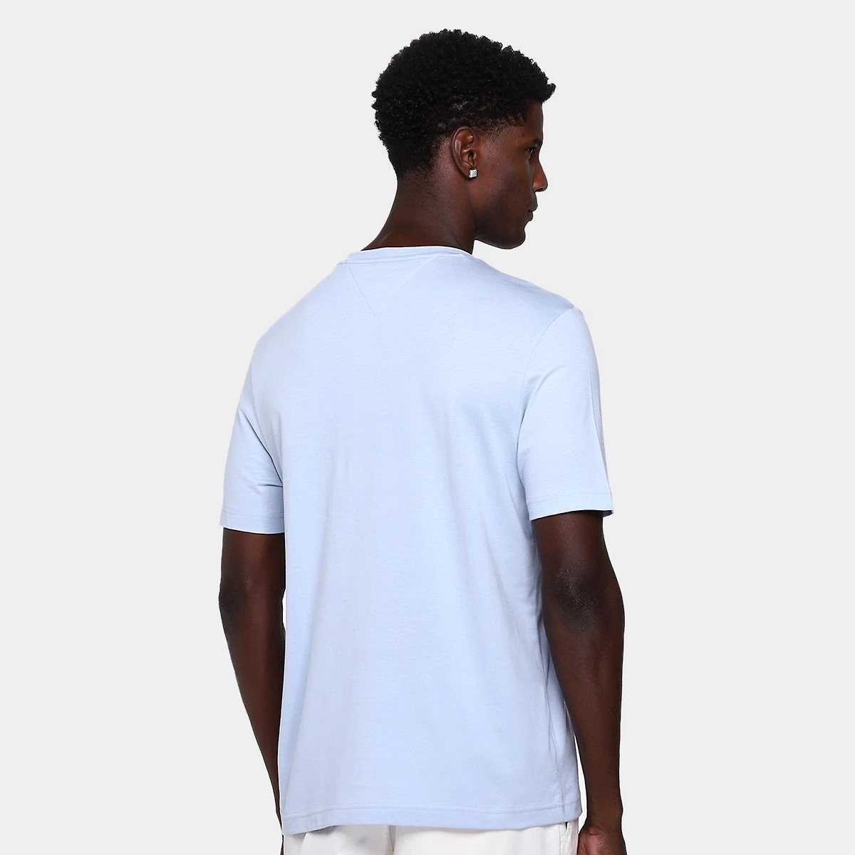 Miniatura Camiseta Tommy Hilfiger Chest Insert Masculina Azul - G