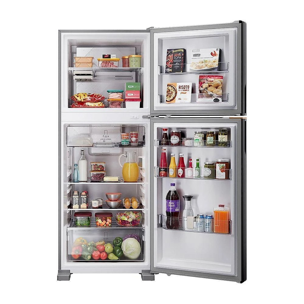 Geladeira Brastemp Duplex Frost Free Inverter 476L Smart Cold Brm60ak Inox Bivolt