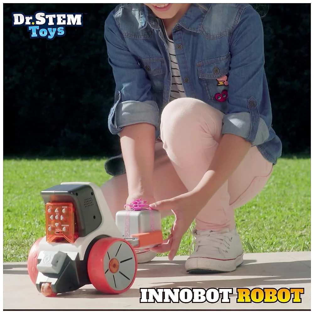 Robô STEM de Codificação Programável Habilitado para Bluetooth para Crianças de 8 Anos, Dr. STEM Toys