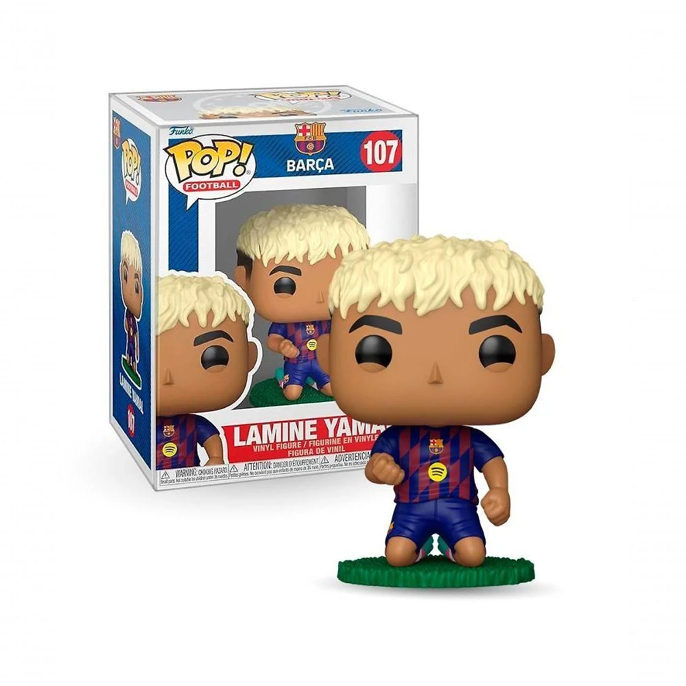 Boneco Colecionavel Candide Funko Pop Barcelona Lamine Yamal de Joelhos Vinil