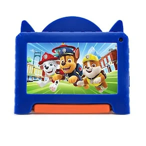 Tablet Infantil Multi Chase Patrulha Canina 7” Android 13 GO NB421 Quad-Core Wi-Fi 64GB 2MP Azul e Vermelho