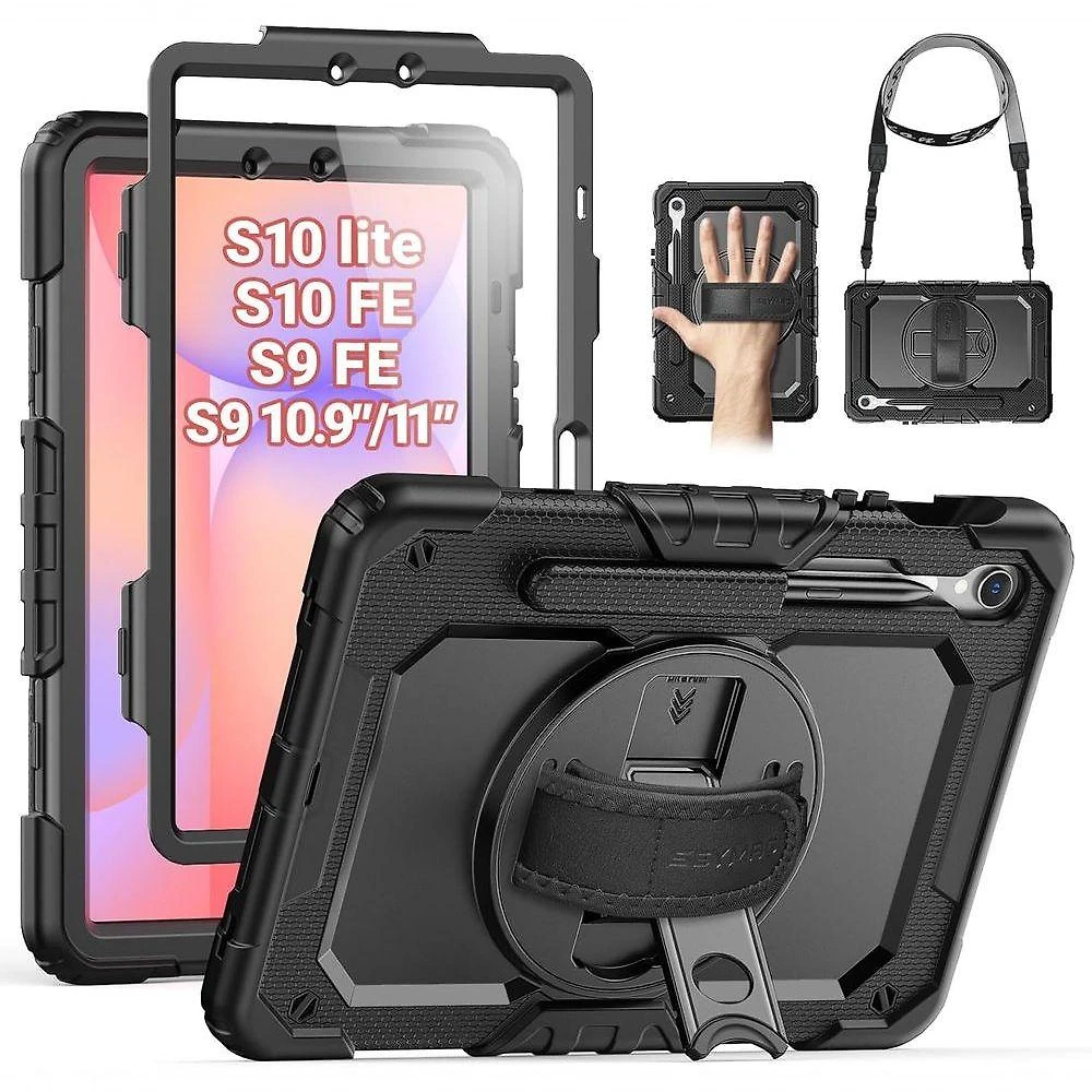Capa Anti Impacto S10 Lite S10 Fe S9 Fe S9 11'' Suporte Alça De Ombro Suporte S-pen Suporte Alça De Ombro Suporte S-pen