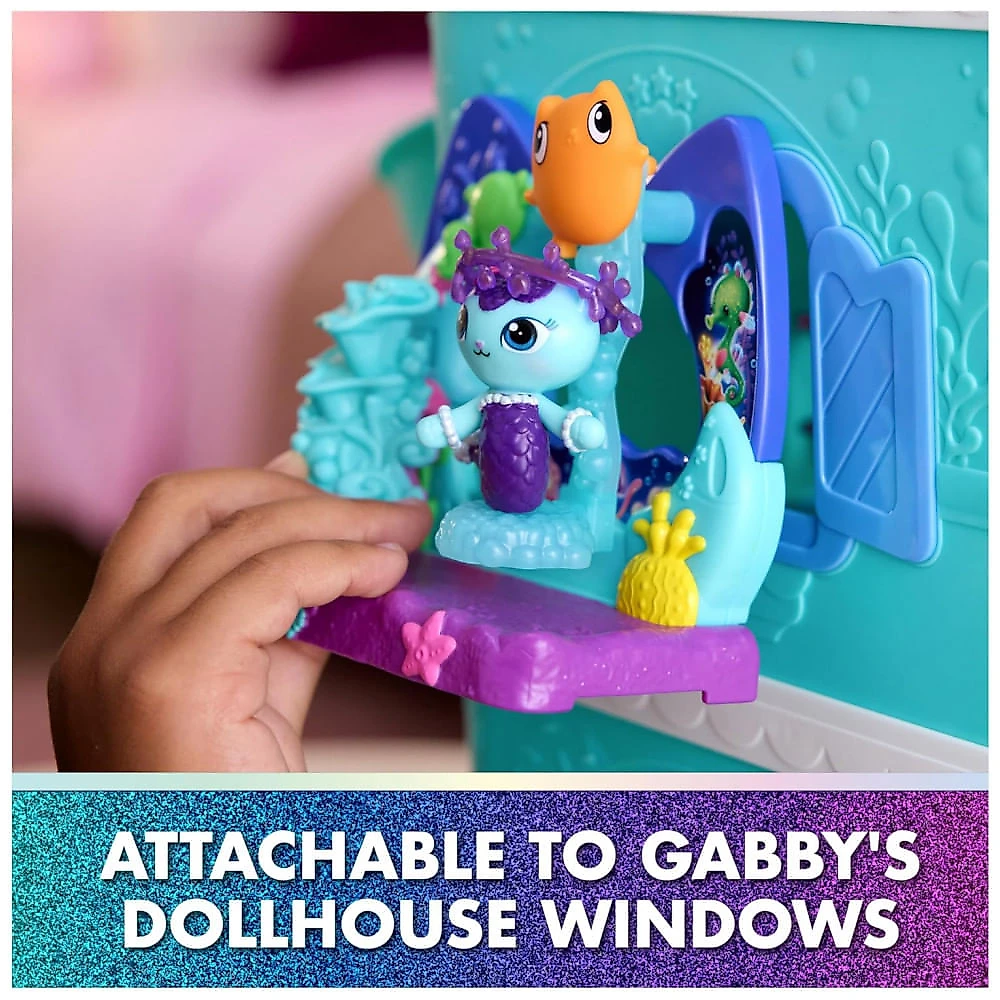 Filme Casa de Bonecas da Gabby, Aquário do Mercats na Sacada, com Acessórios de Boneca, Gabby's Dollhouse