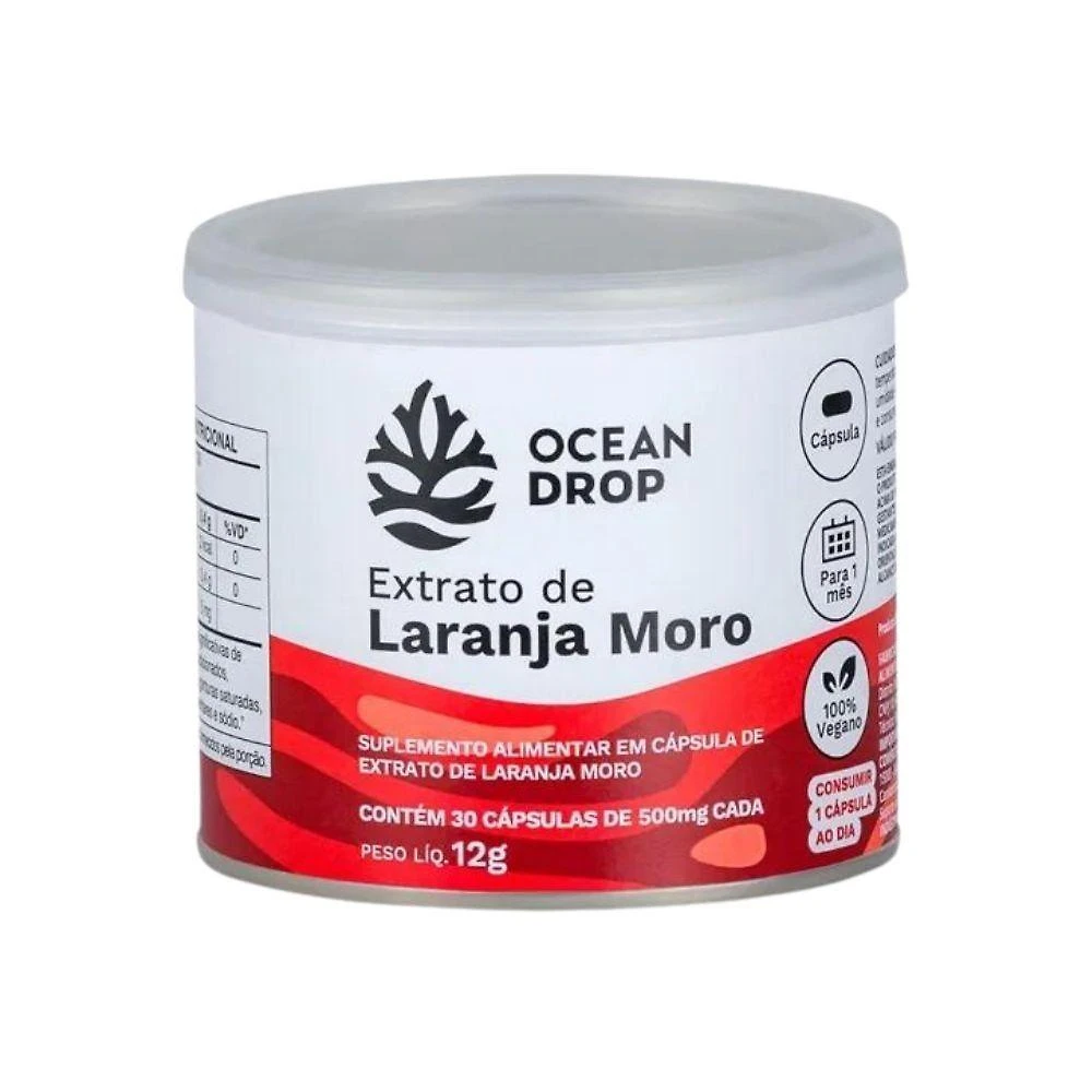 Extrato De Laranja Moro Com 30caps Ocean Drop