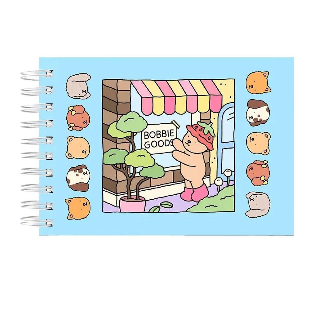 Livro de Colorir Livrinho de Desenho Pintura Arte Bobbie Goods Capa Dura 50 Páginas 15CM Compre