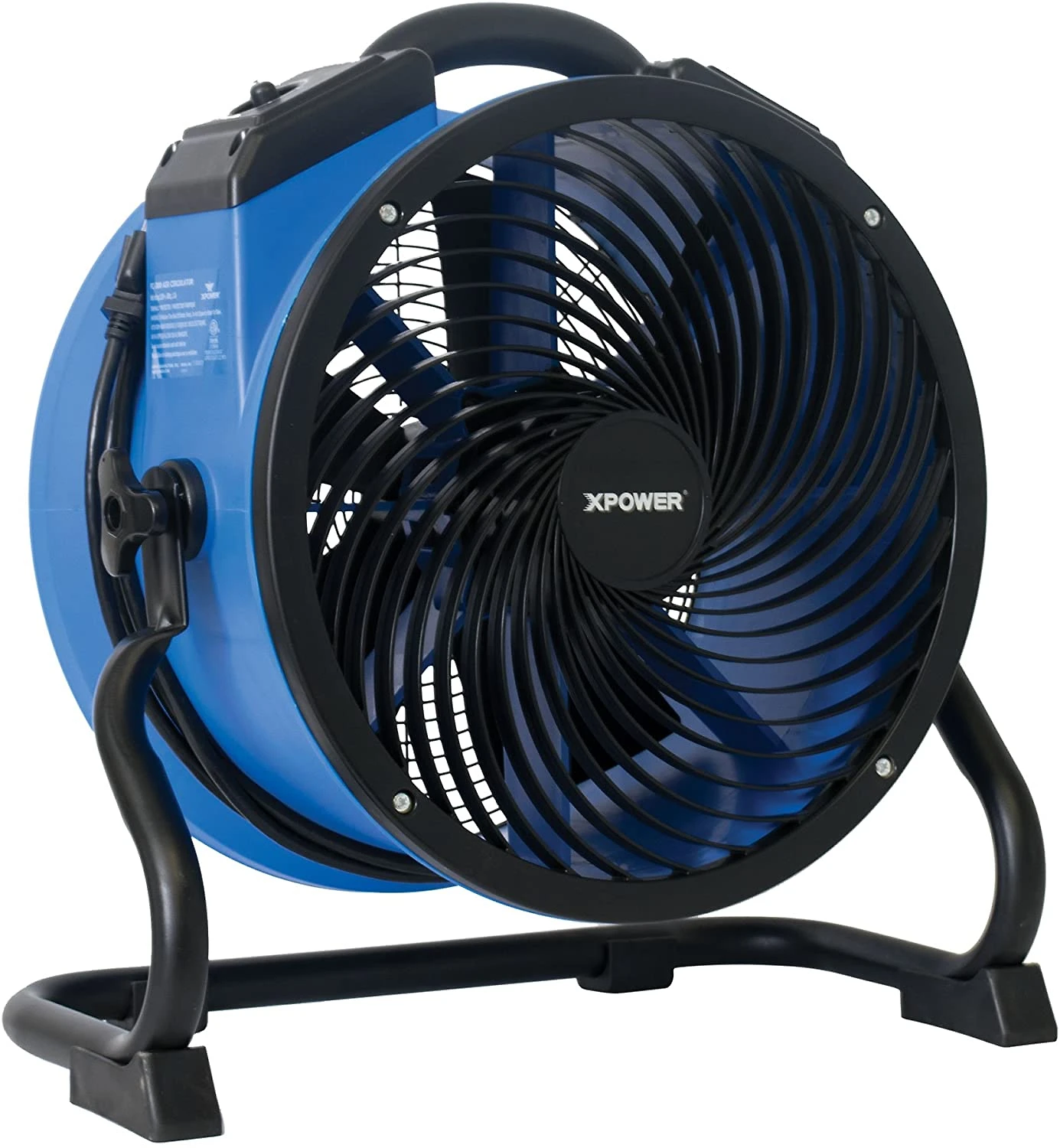 Ventilador Nível Profissional XPOWER FC300 4 Velocidades Azul 110V