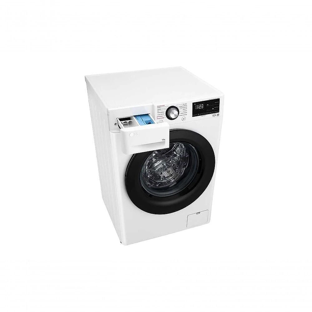 Lavadora Automática LG FV3012WC5 12kg Front Load Inteligência Artificial AIDD Branco 110V