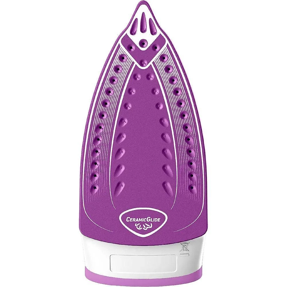 Ferro a Vapor Arno Easygliss FE01 Base Cerâmica Glide 5 Temperaturas Lilás 110V