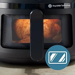 Fritadeira Elétrica Air Fryer Philips Walita 6,2L Série 2000 XL Digital NA230 Sem Óleo 1700W Preta 110V