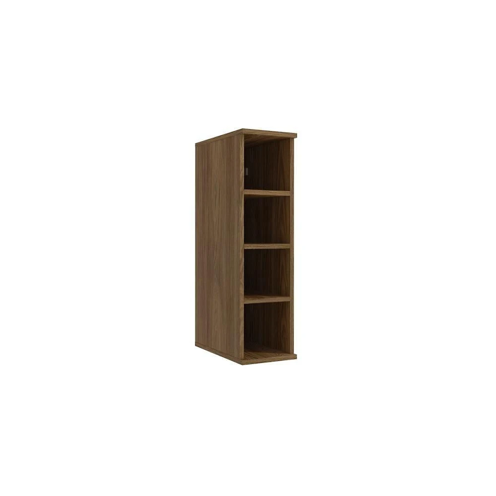 Nicho Aéreo Garrafeiro 4 Nichos Celeste Kappesberg 100% Mdf Nogueira 20cm