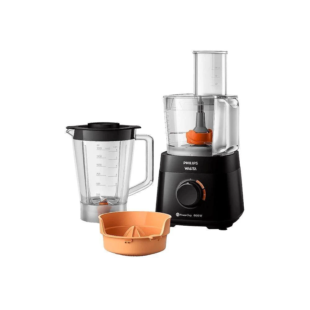 Multiprocessador Philips Walita Powerchop RI7300-92 5 Funções 600W Preto 220V