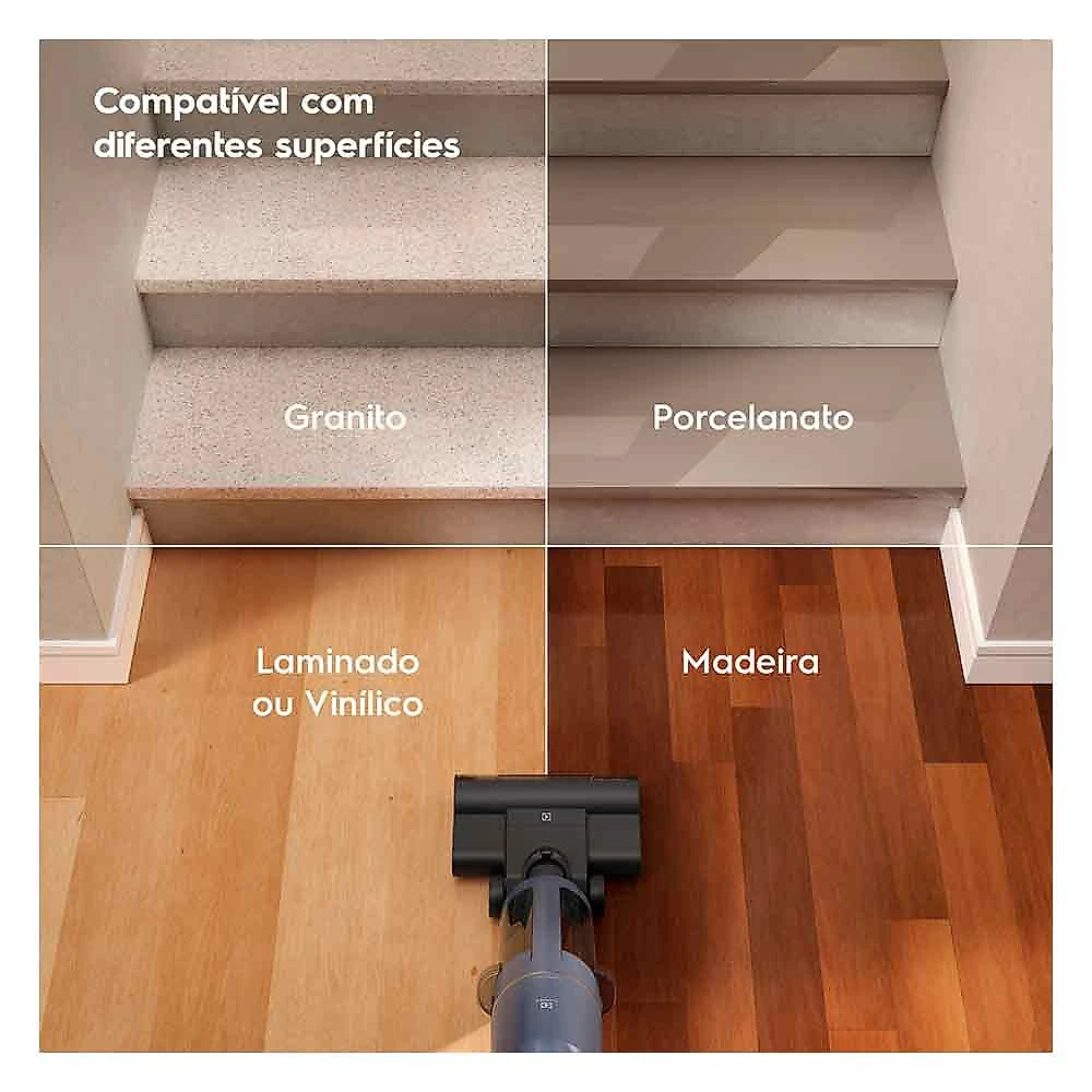 Limpadora de Piso sem Fio Electrolux Experience Capacidade de 0,58 Litros com MultiClean 3 em 1 - EMC2500 Bivolt