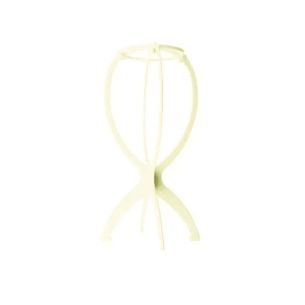 Kit 5 Suporte Dobrável Plástico Para Descansar Peruca Wigs Guardar E Secar Lace Chapéu Expositor Cor:amarelo