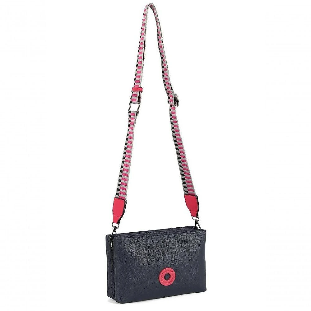 Bolsa Feminina Transversal Up4you BS78827UP em PU Azul Escuro Pequena para Público Feminino