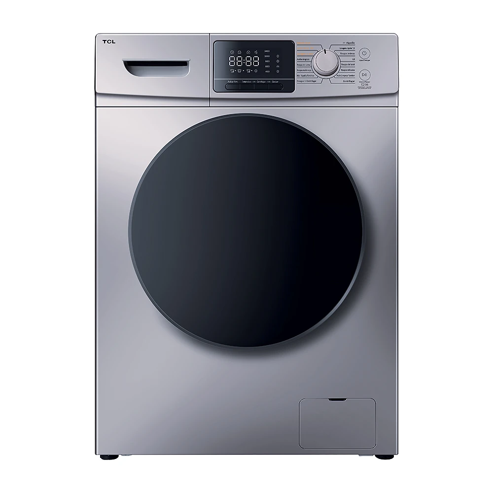 Lava e Seca TCL 11Kg/7Kg Motor BLDC Inverter com Lavagem a Seco C311WDS Prata 220V