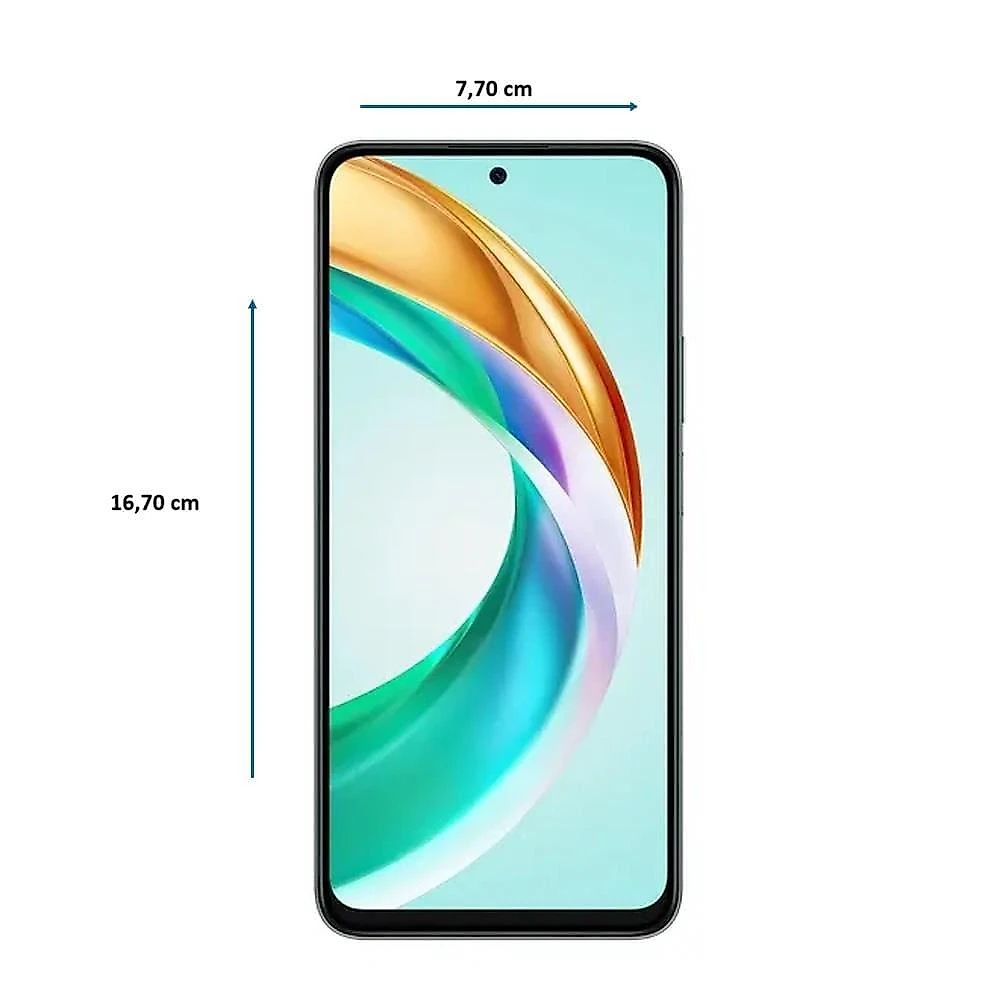 Smartphone honor x6b 5g preto 256gb, 4+4gb ram turbo, tela de 6.6’’, snapdragon 4ª geração e câmera traseira dupla de até 50mp