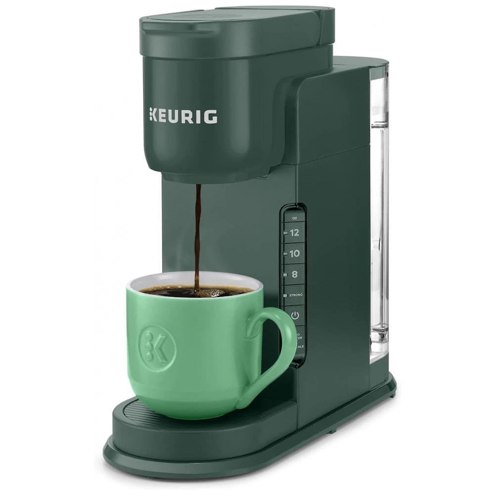 Cafeteira Keurig KExpress Single Serve KCup Pod, 3 Tamanhos de Preparo, Botão Strong, Reservatório Removível 42oz, Verde Evergreen