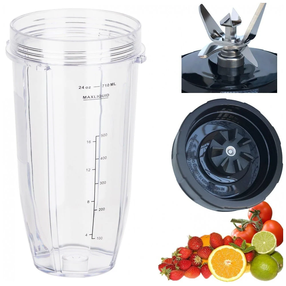 ABTER Lâmina de Reposição para Liquidificador Nutri Ninja - Compatível com Modelos SS150, SS151, SS300, SS350 e Mais - Copo 710ml