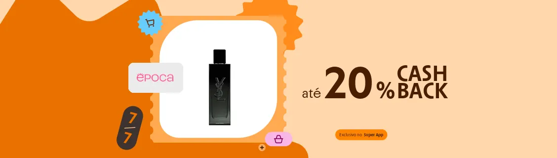 Epoca até 20% de cashback