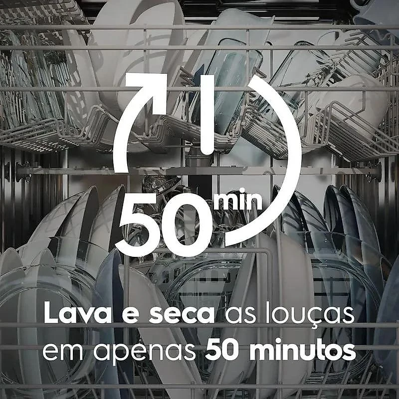 Lava-Louça Electrolux 10 Serviços Inox com Programa Lava & Seca 50 min LS10E 127V