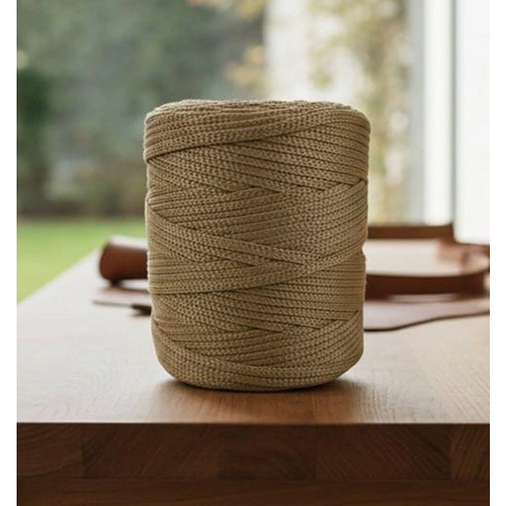 Fio para Artesanato Fio Náutico Premium 100% Poliéster 5mm 500g Caqui