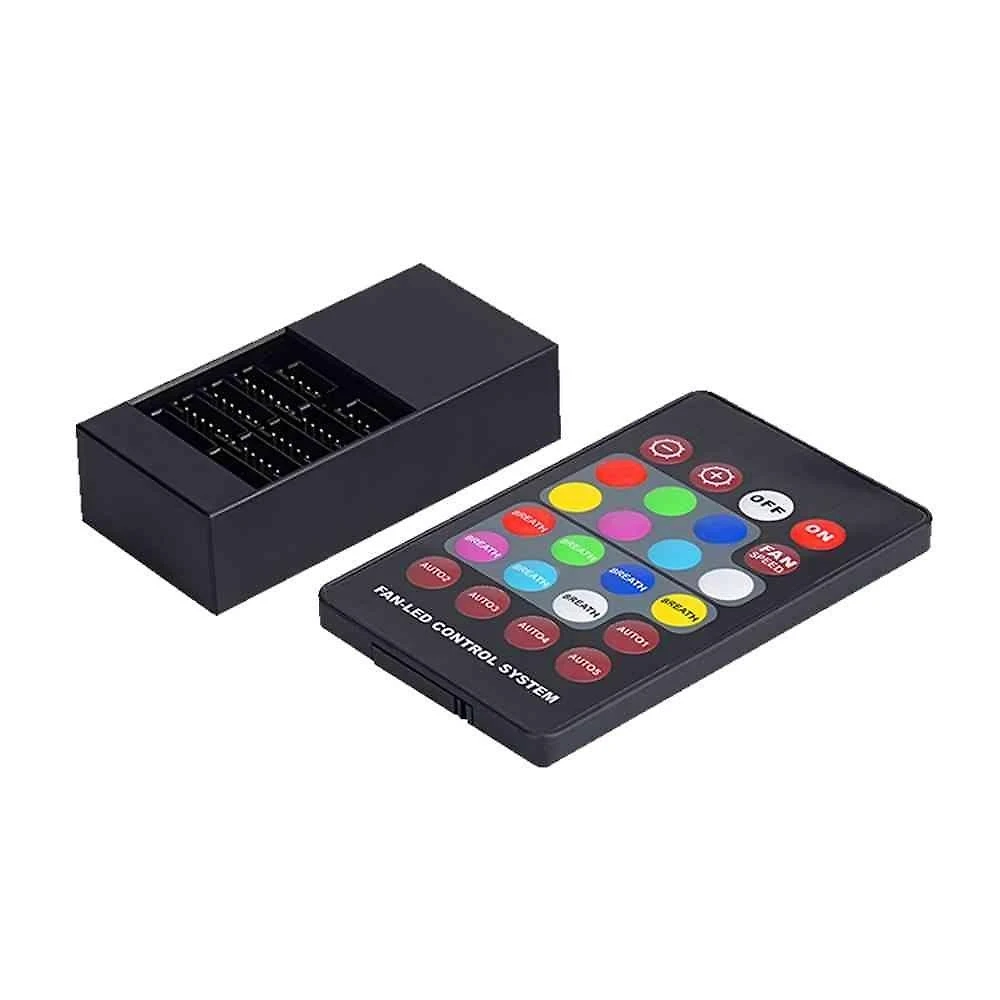 Miniatura Kit Cooler para Computador Fan F7 L500RGB com Iluminação Rgb C3tech